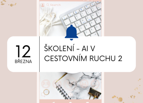 Pozvánka na školení AI v cestovním ruchu 2